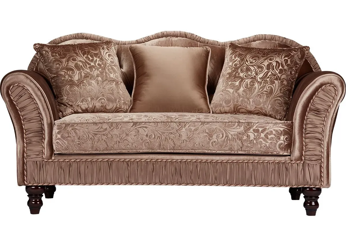 Davina Taupe Loveseat