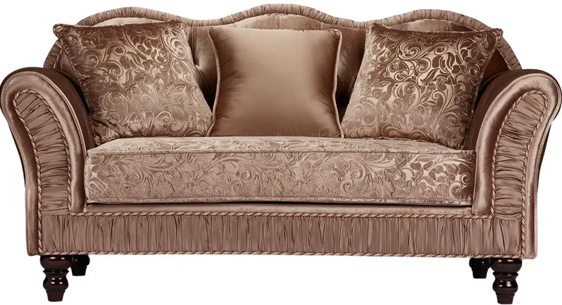 Davina Taupe Loveseat