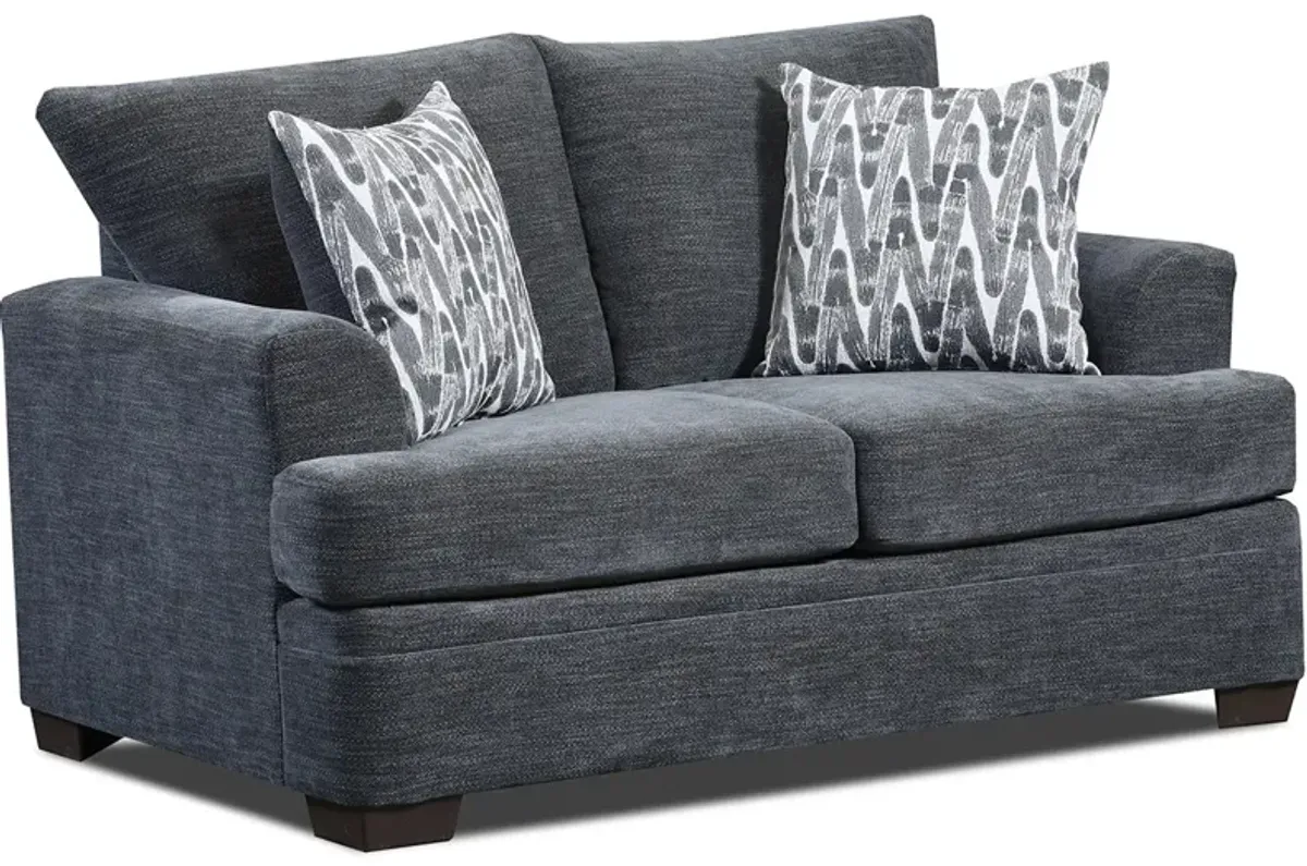 Emilia Gray Loveseat