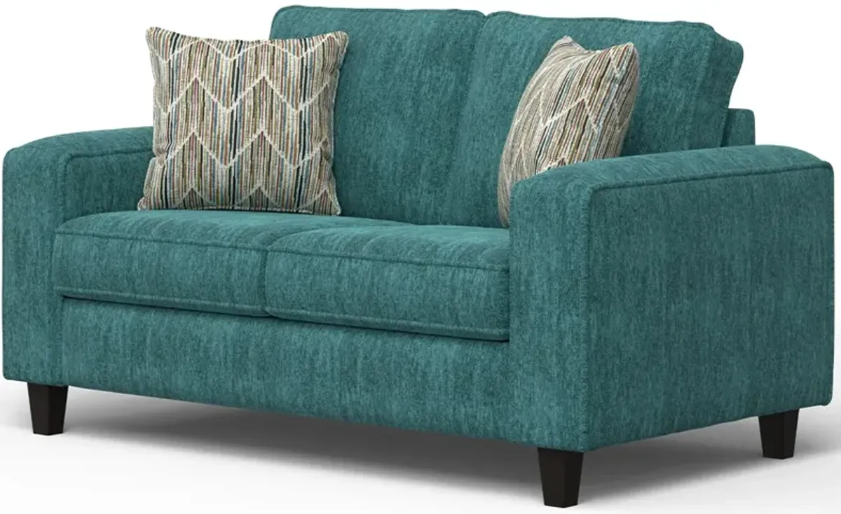 Gabriela Blue Loveseat