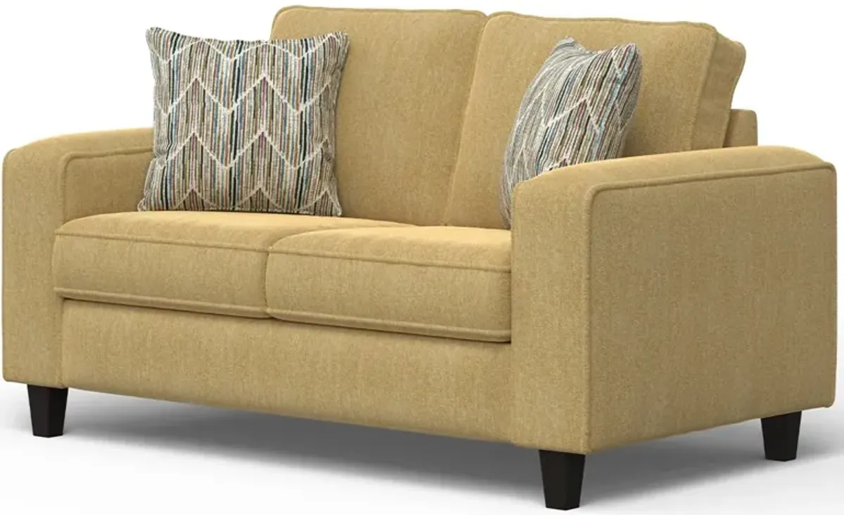 Gabriela Yellow Loveseat