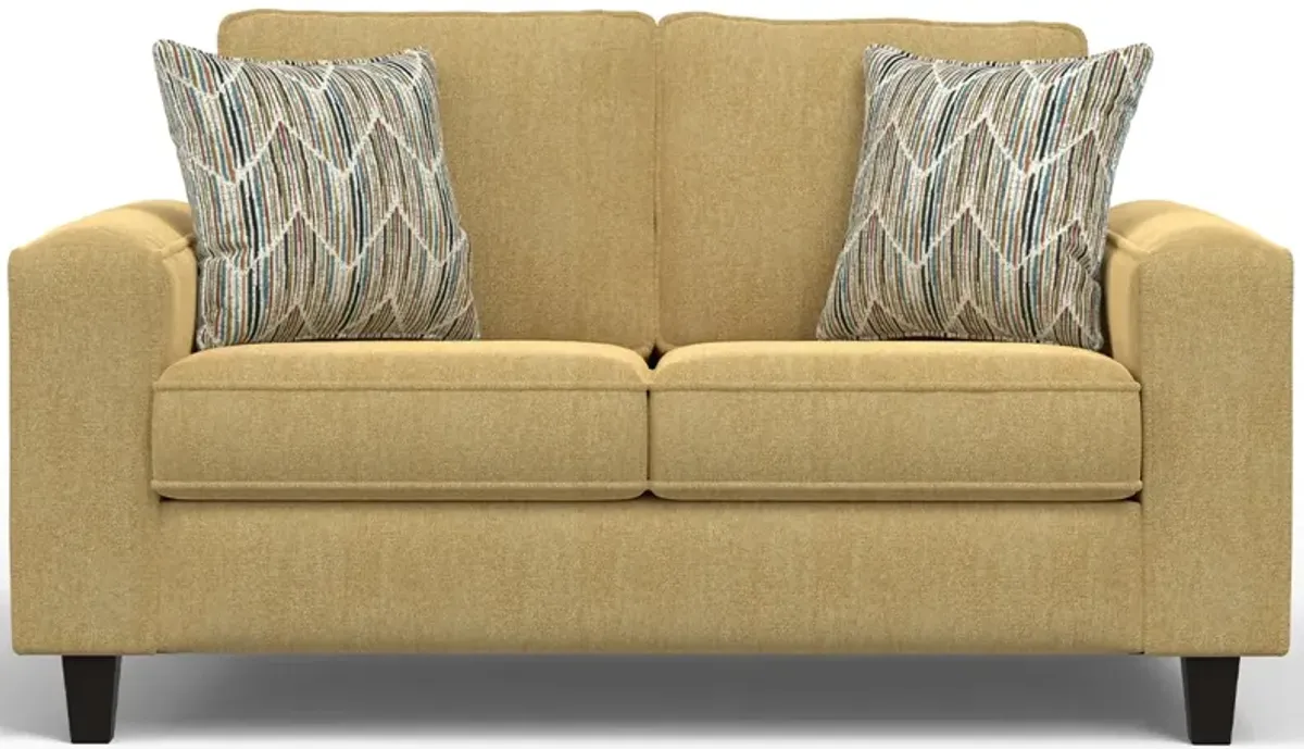 Gabriela Yellow Loveseat