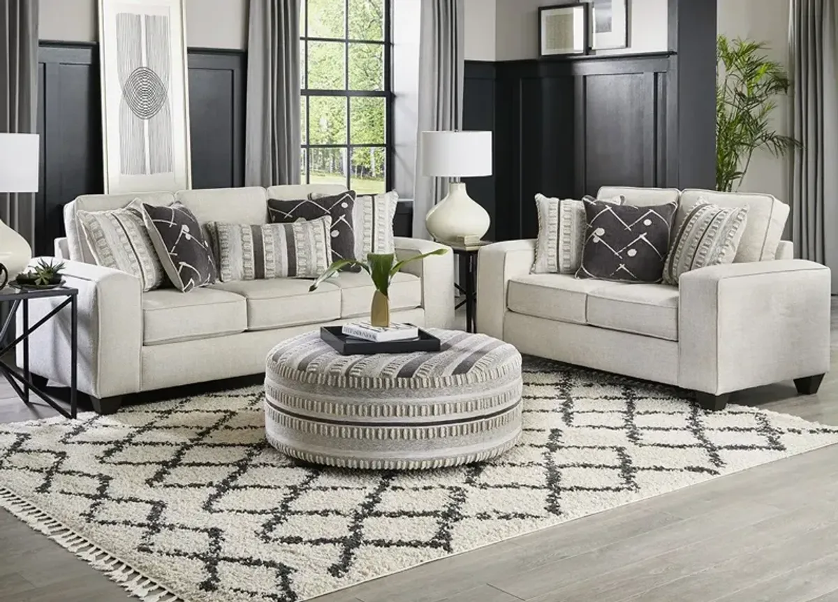 Linnea Beige Loveseat