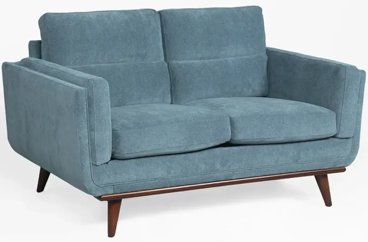 Savita Blue Loveseat