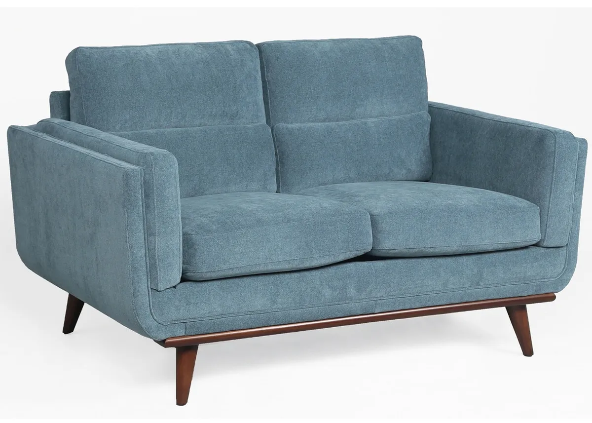 Savita Blue Loveseat