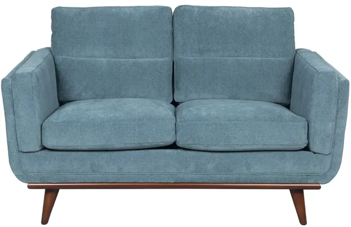 Savita Blue Loveseat