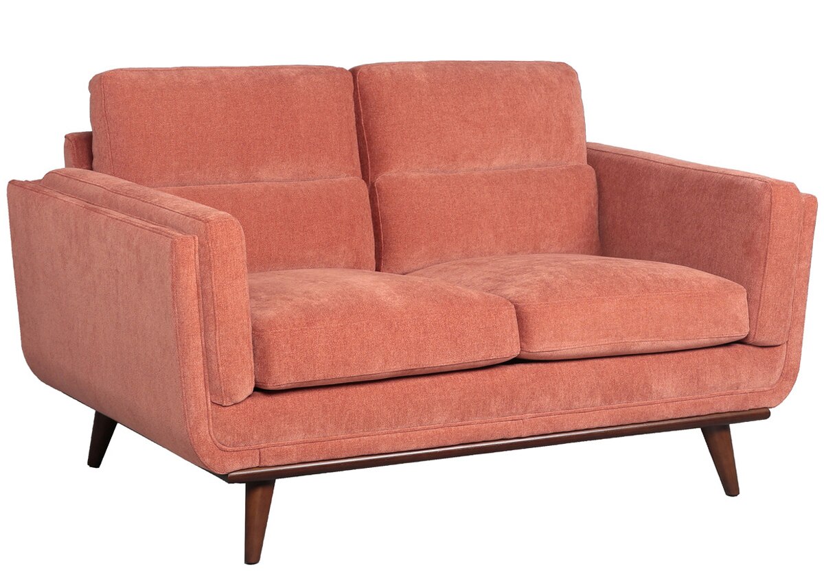 Savita Orange Loveseat