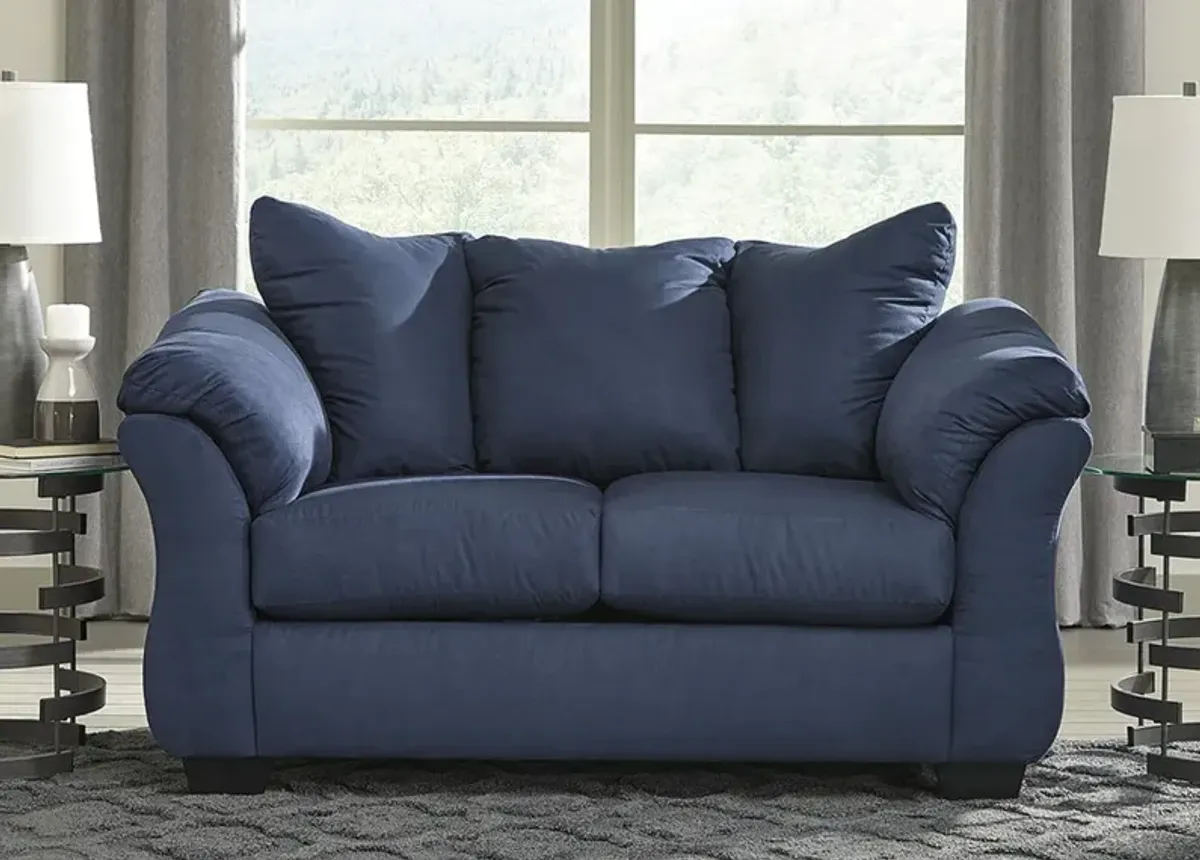 Bingley Blue Loveseat