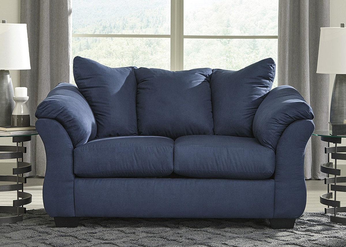 Bingley Blue Loveseat