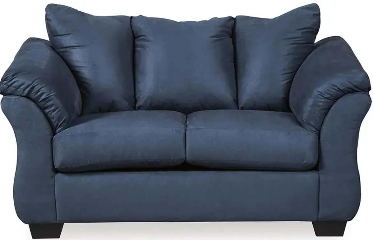 Bingley Blue Loveseat