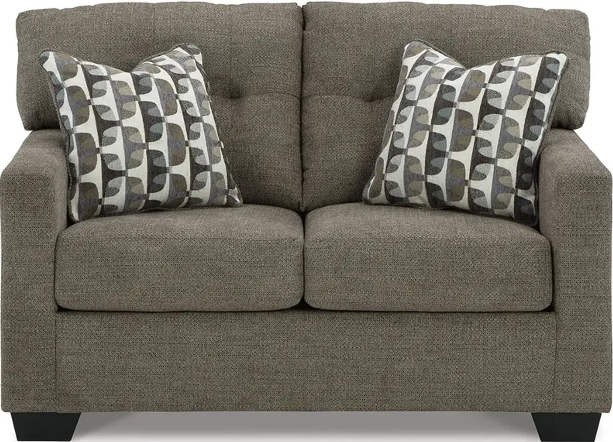 Greta Brown Loveseat