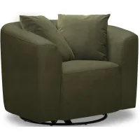 Lisel Green Swivel Chair