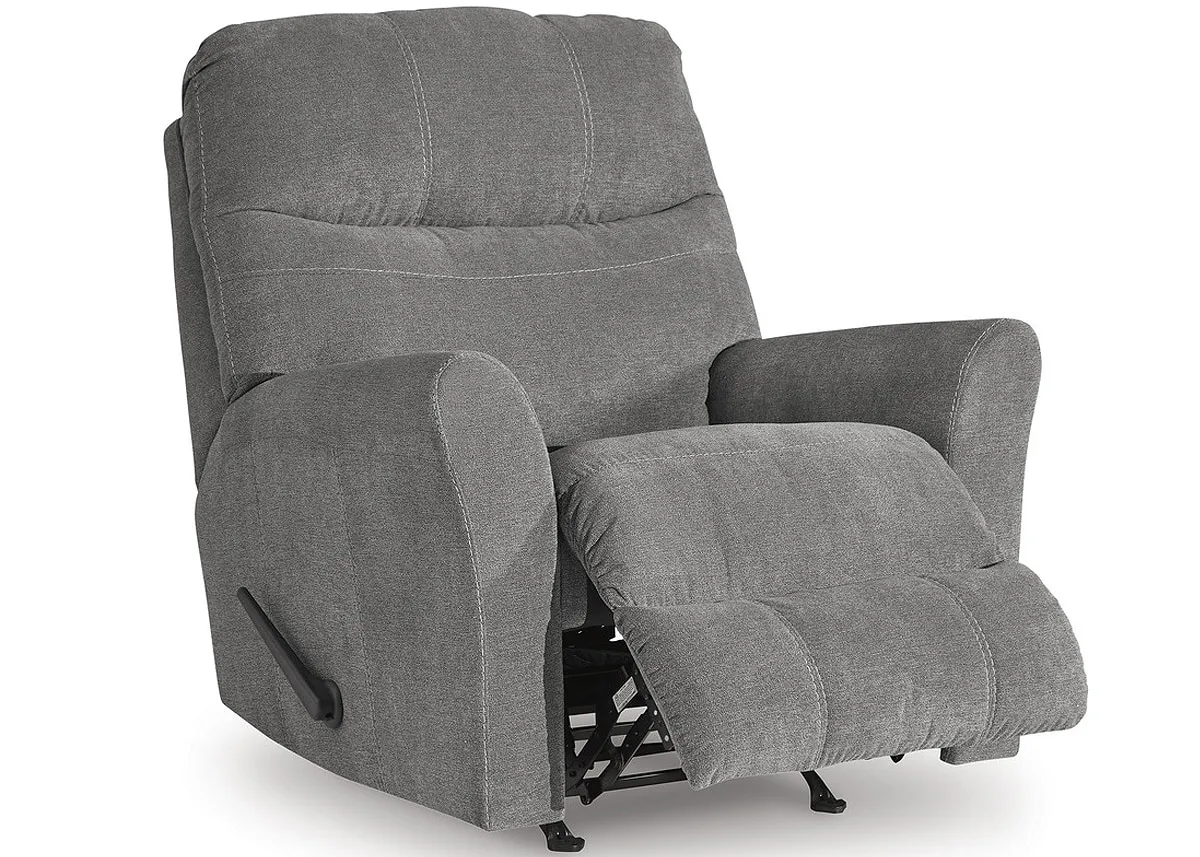 Bleecker Gray Recliner