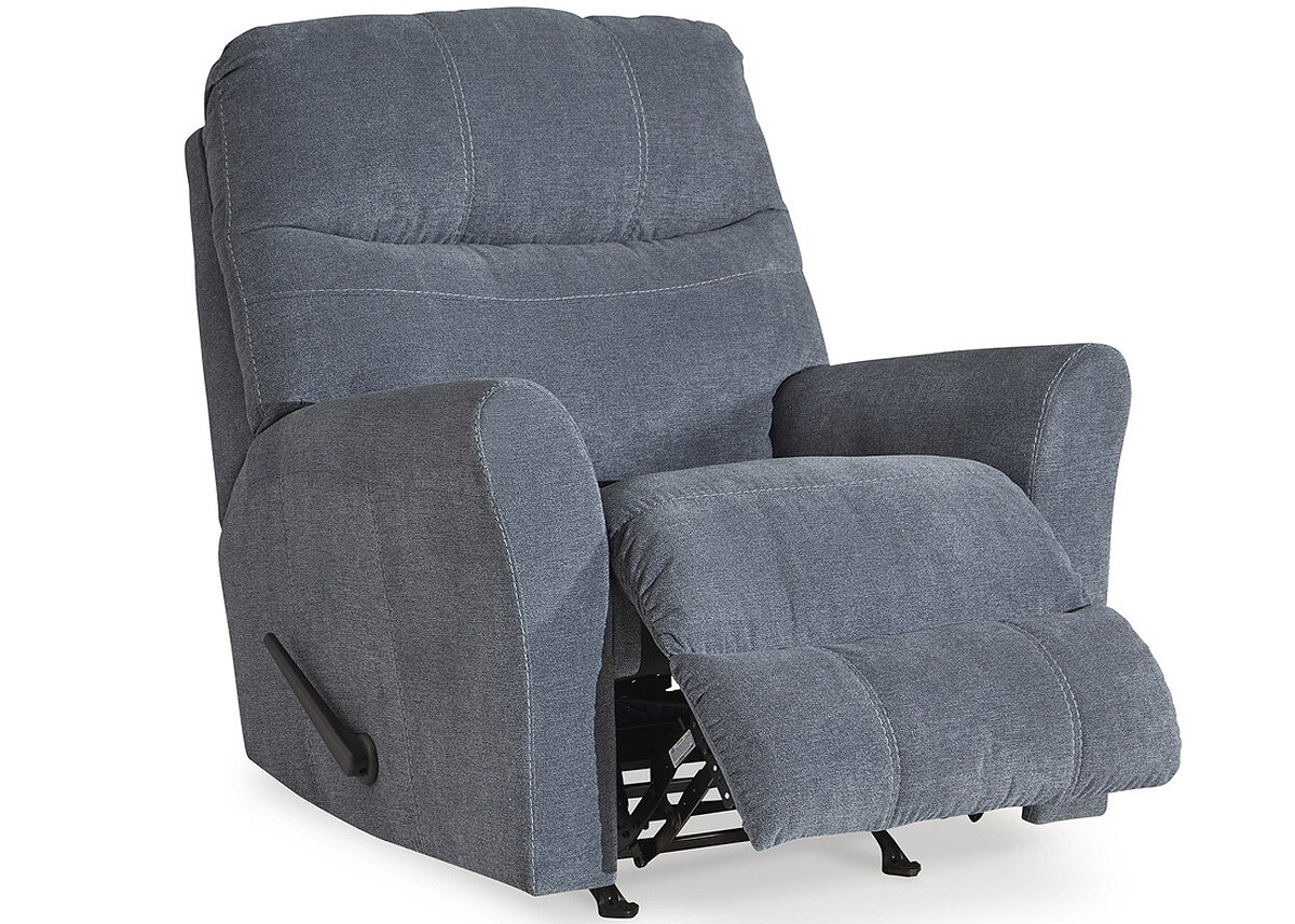 Bleecker Blue Recliner