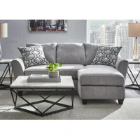 Dante Light Gray Sofa W/ Reversible Chaise