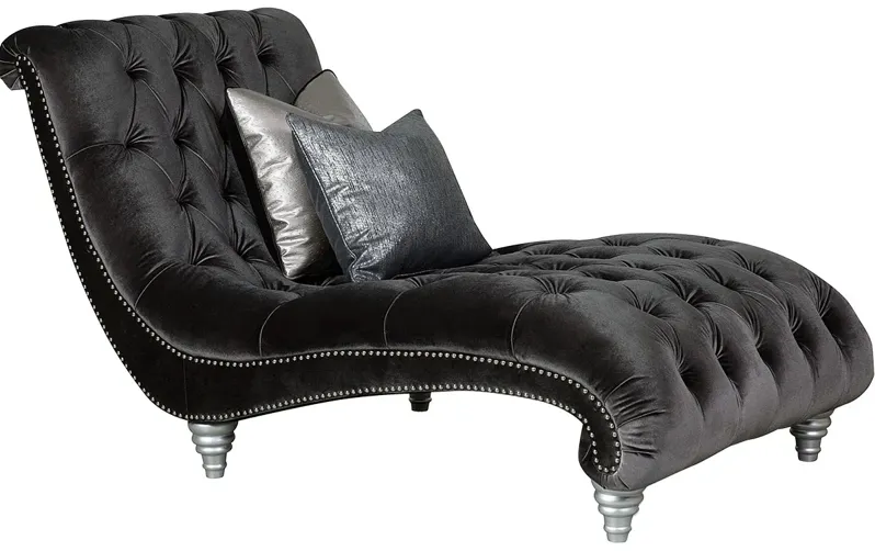 Mirage Charcoal Chaise