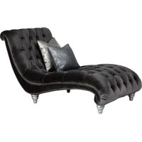 Mirage Charcoal Chaise