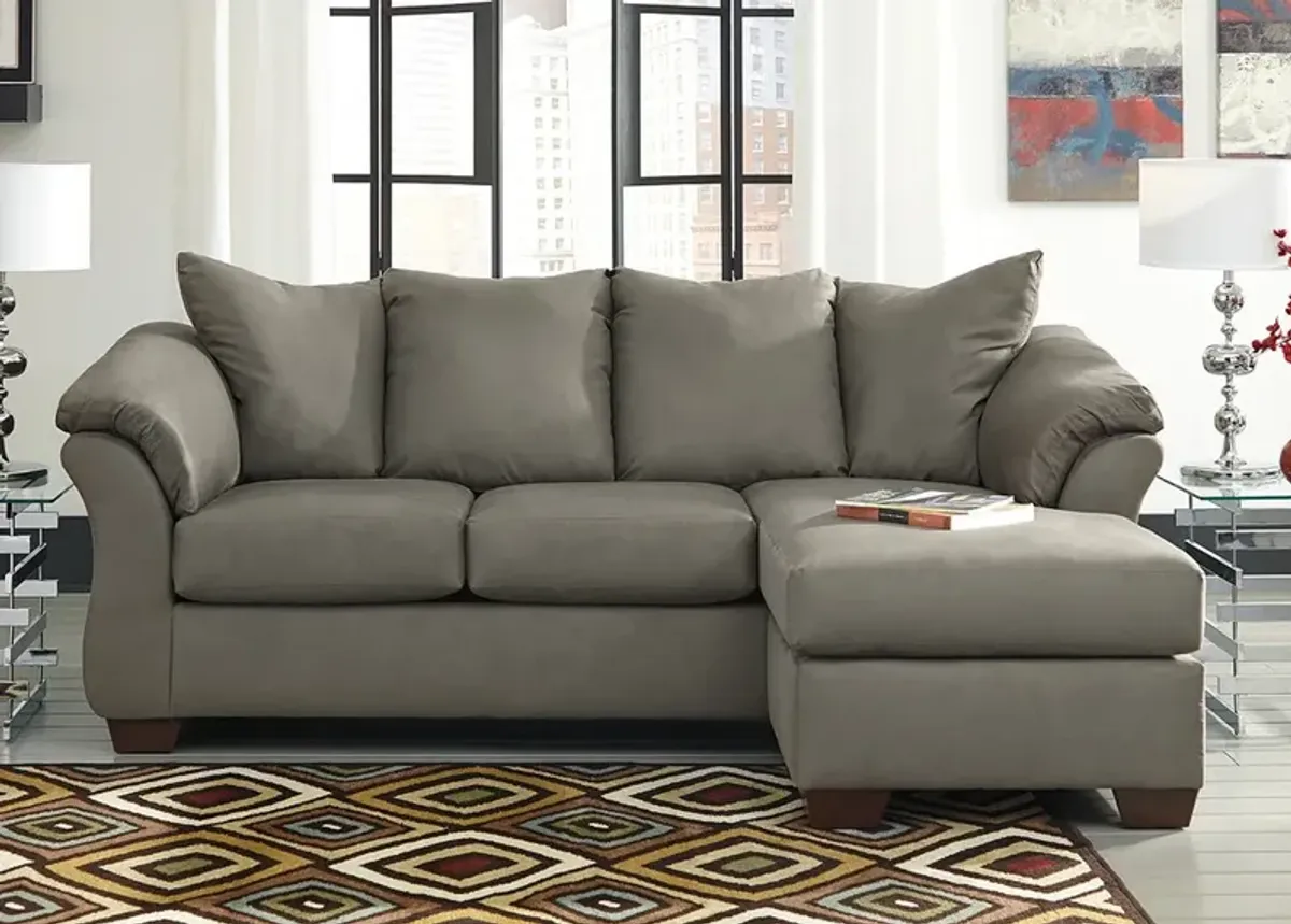 Bingley Taupe Sofa W/ Reversible Chaise