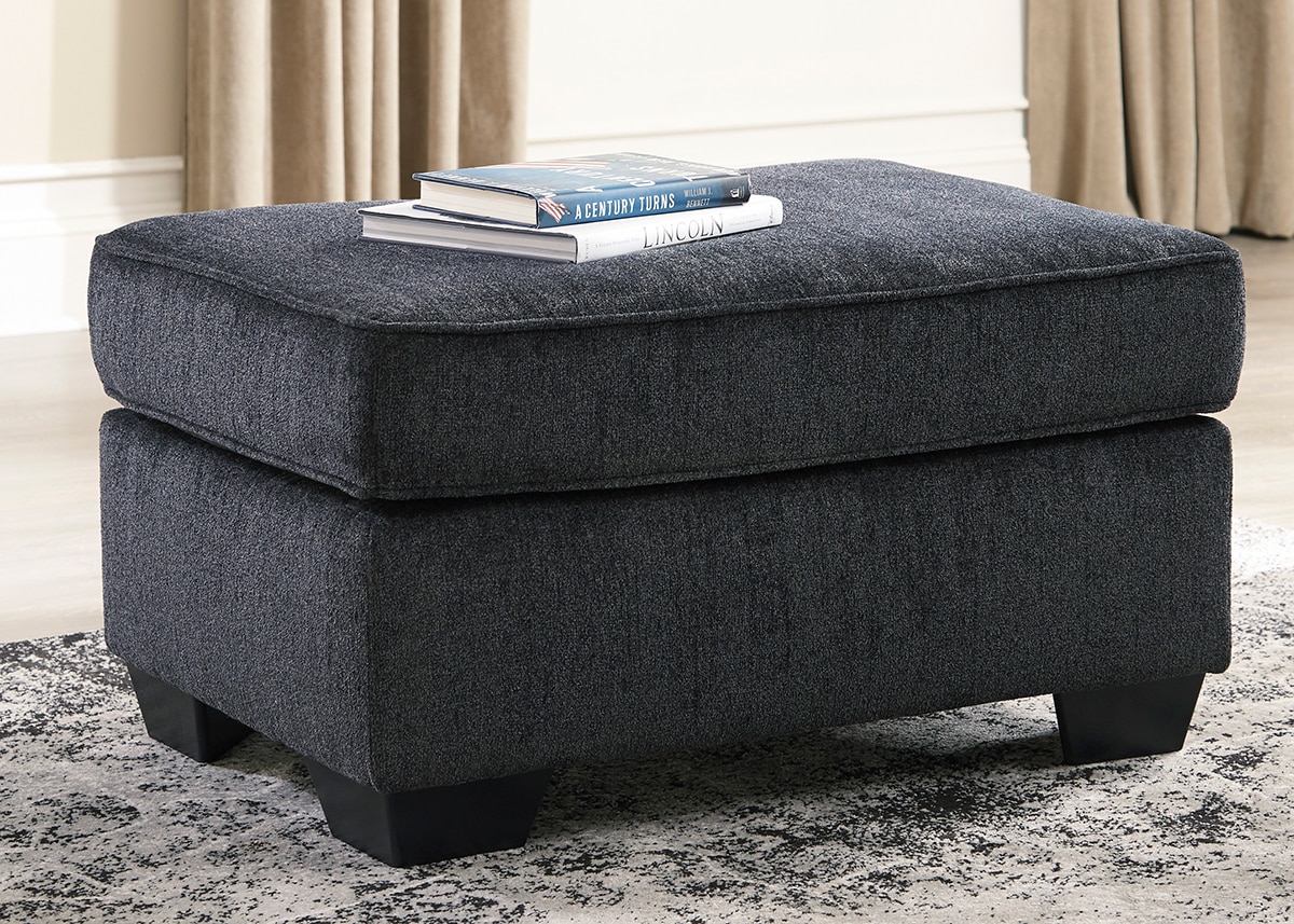 Cypress Slate Ottoman