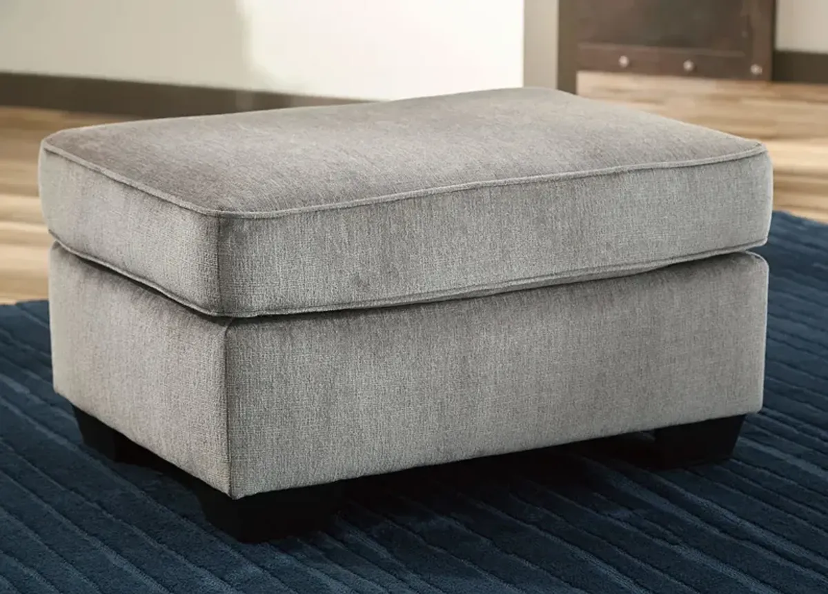 Cypress Gray Ottoman