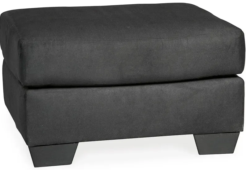 Bingley Black Ottoman