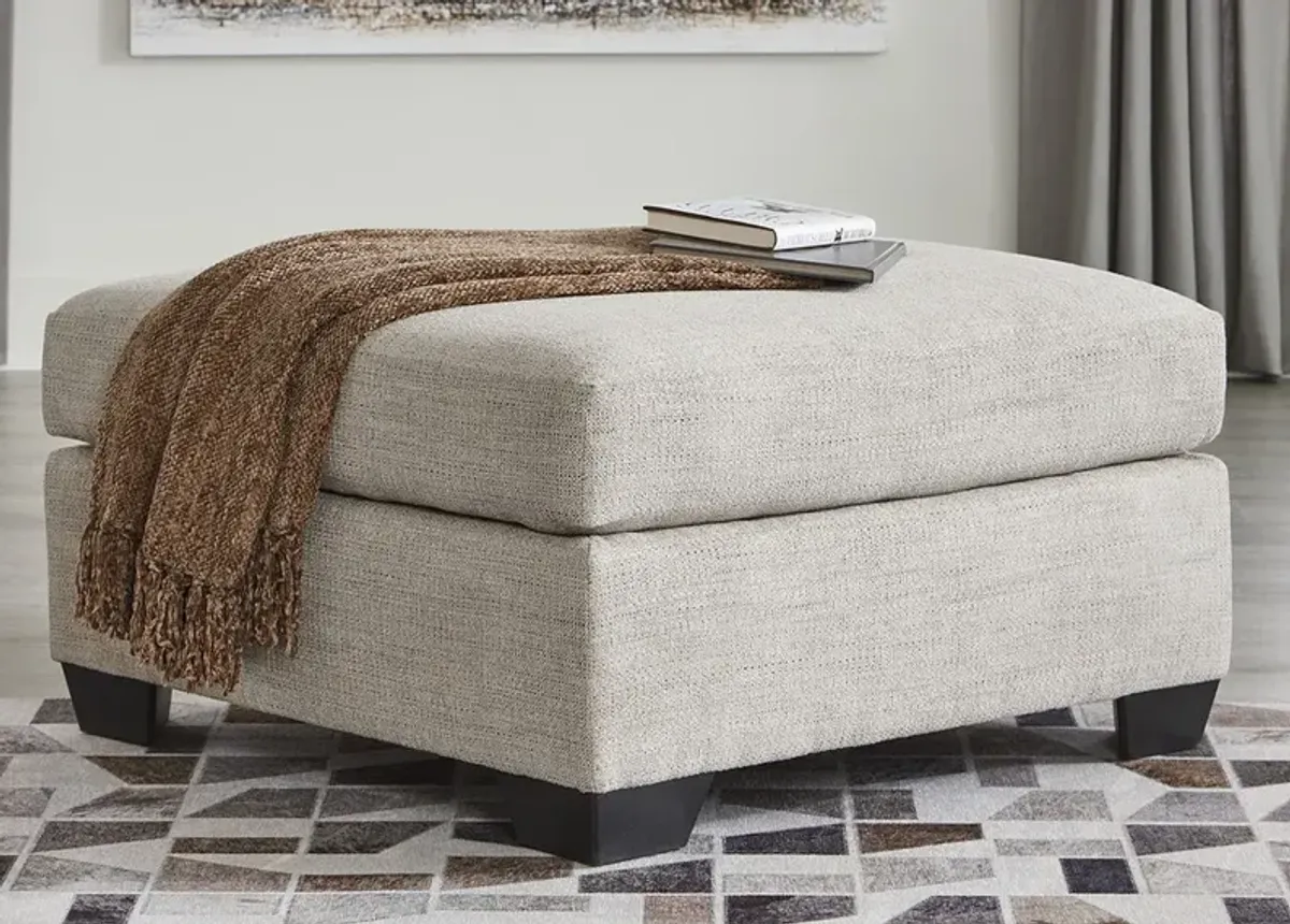 Greta Taupe Ottoman