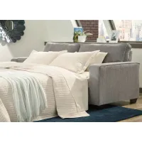 Cypress Gray Queen Sleeper Sofa W/ Memory Foam Mattress