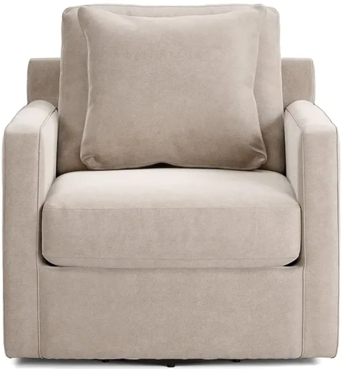 ModularOne Beige Accent Swivel Chair By Drew & Jonathan