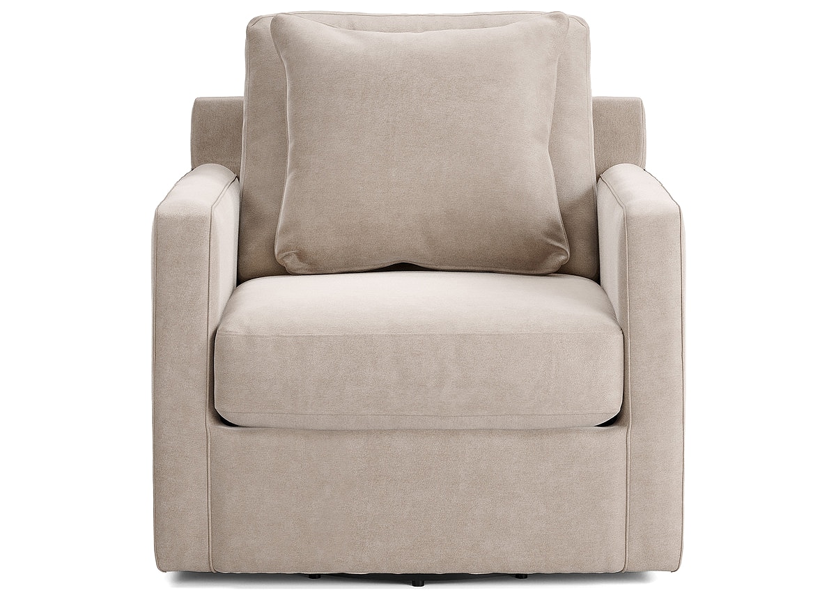 ModularOne Beige Accent Swivel Chair By Drew & Jonathan