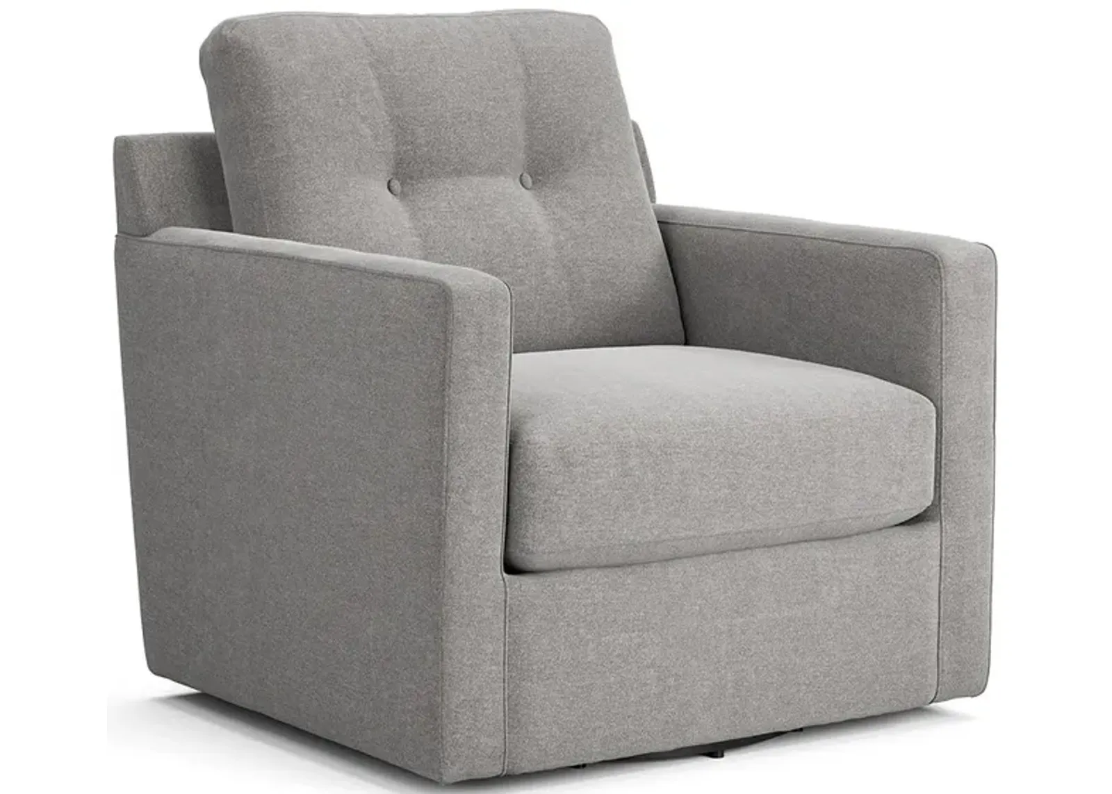 ModularOne Gray Accent Swivel Chair By Drew & Jonathan