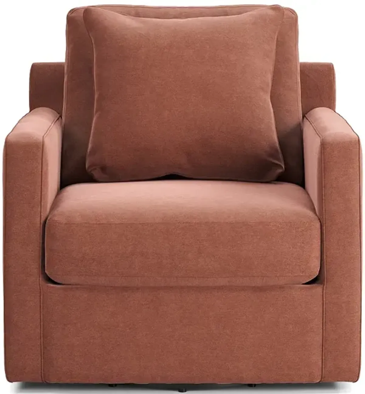 ModularOne Orange Accent Swivel Chair By Drew & Jonathan