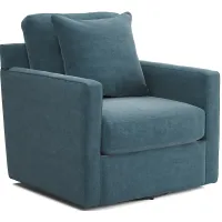 ModularOne Teal Accent Swivel Chair By Drew & Jonathan