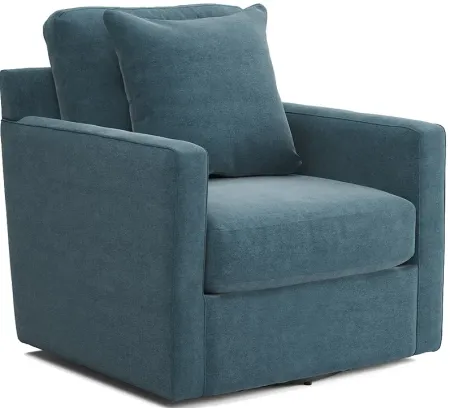 ModularOne Teal Accent Swivel Chair By Drew & Jonathan