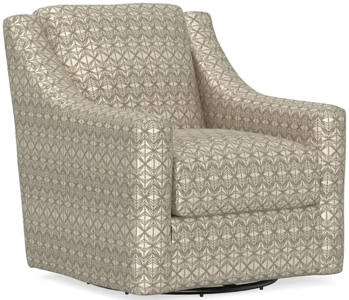 Kenwood Tan Accent Swivel Chair