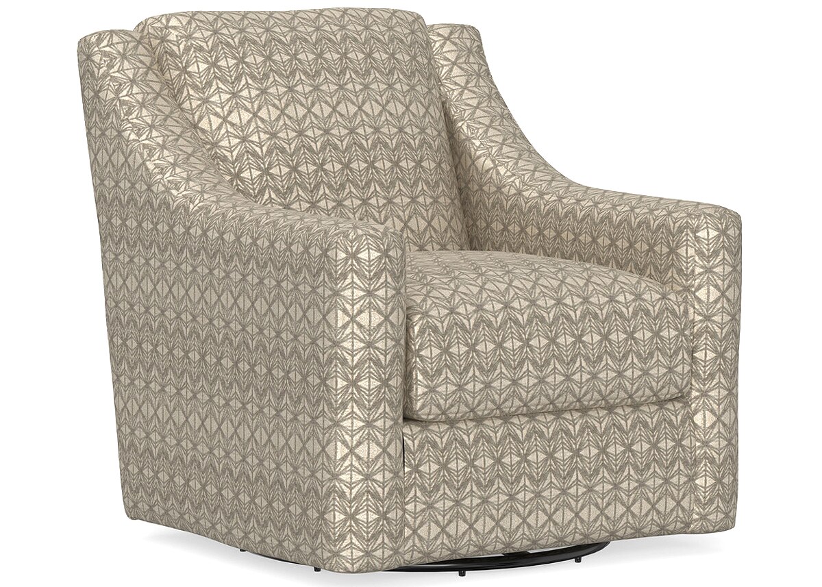 Kenwood Tan Accent Swivel Chair