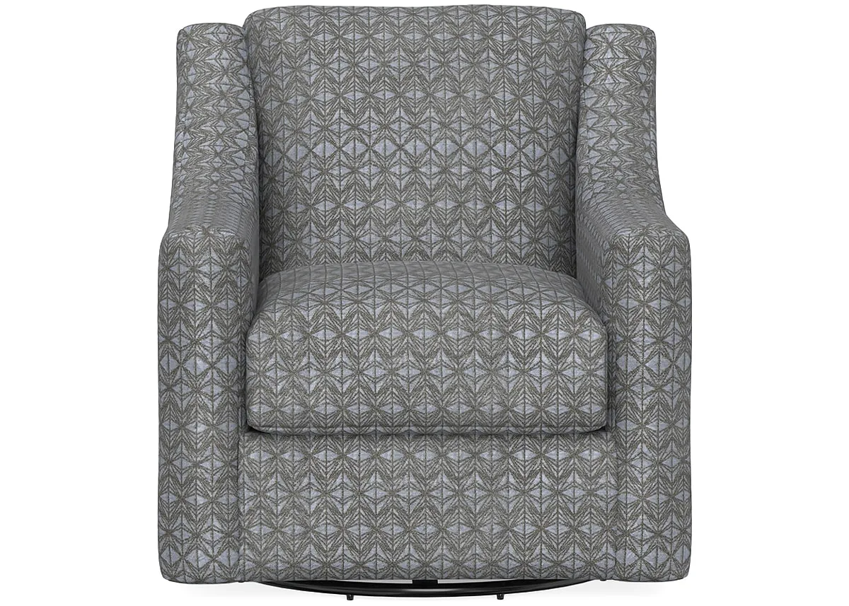 Kenwood Gray Accent Swivel Chair