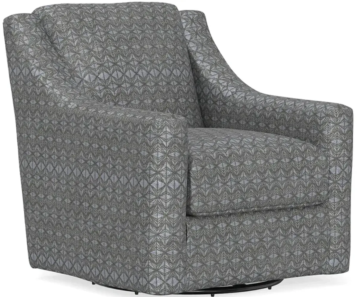 Kenwood Gray Accent Swivel Chair