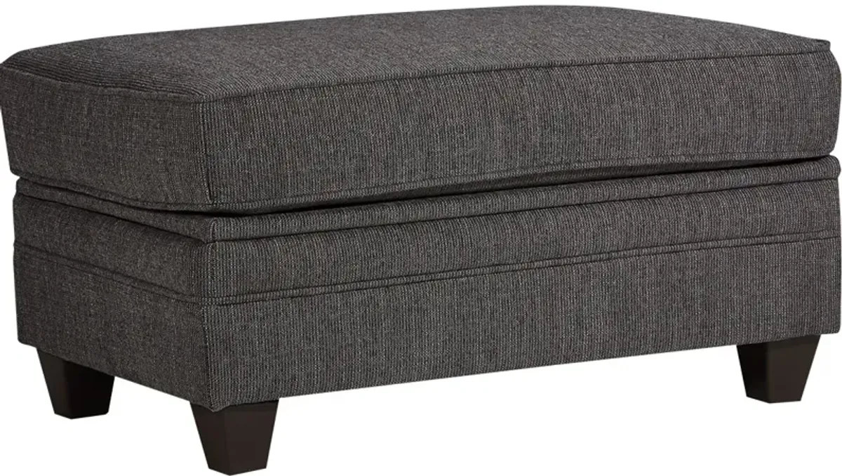 Dante Dark Gray Storage Ottoman