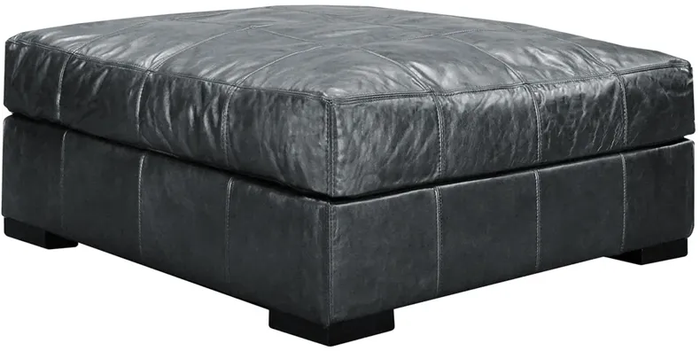 Carmel Leather Cocktail Ottoman