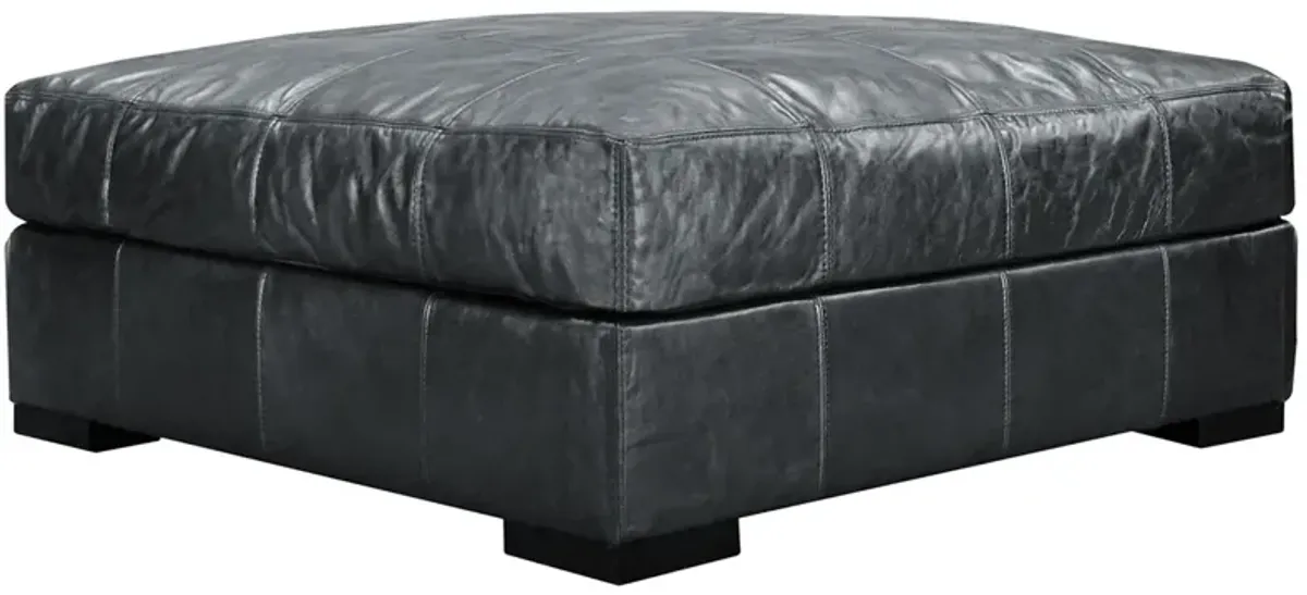 Carmel Leather Cocktail Ottoman