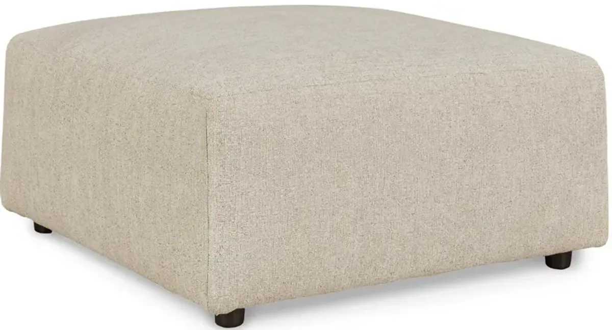 Harris Taupe Cocktail Ottoman