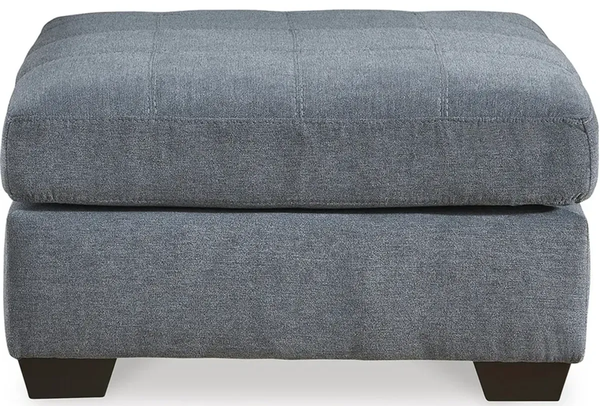 Bleecker Blue Cocktail Ottoman