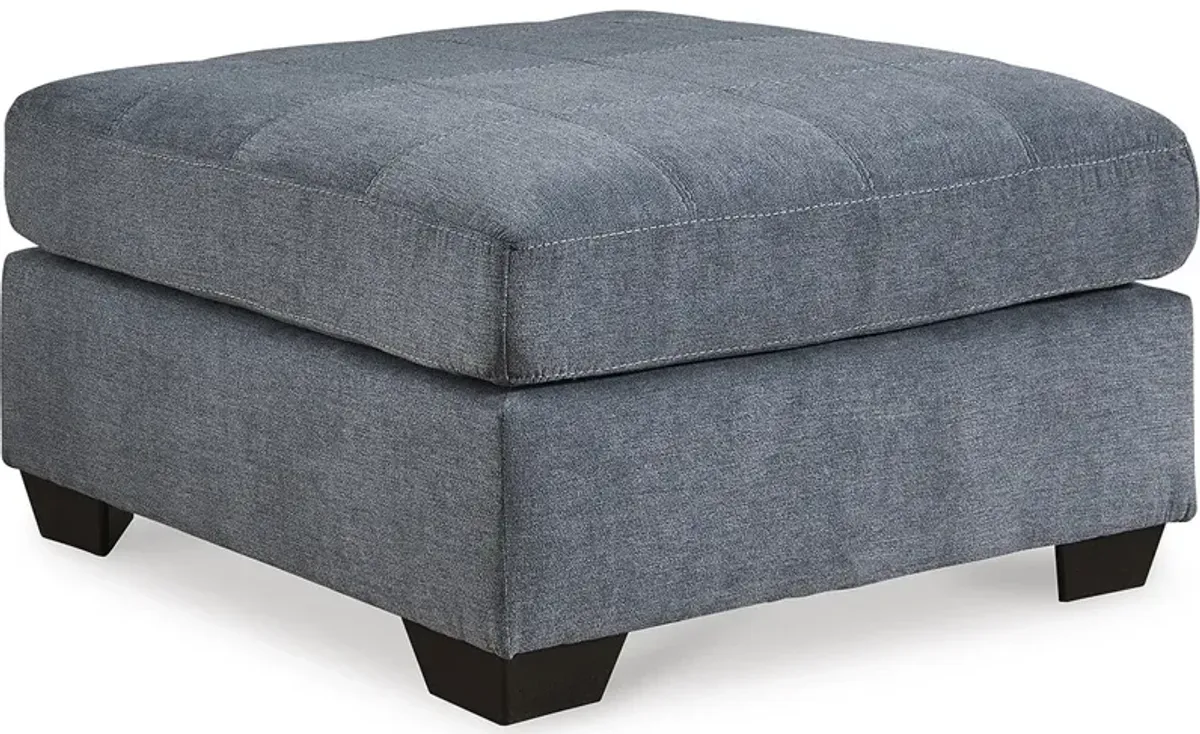 Bleecker Blue Cocktail Ottoman