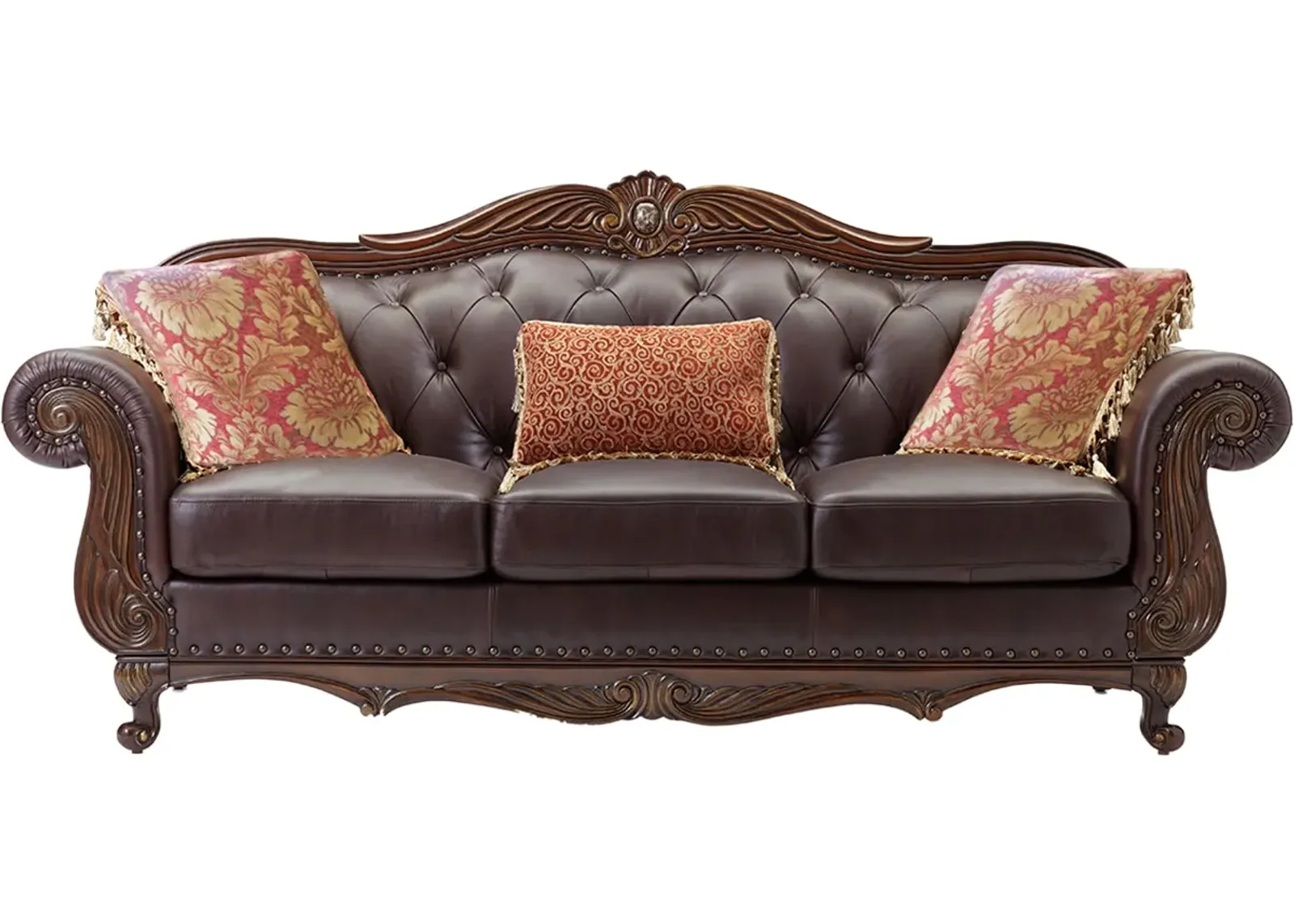 Monte Carlo Leather Sofa