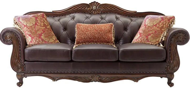 Monte Carlo Leather Sofa by The RoomPlace