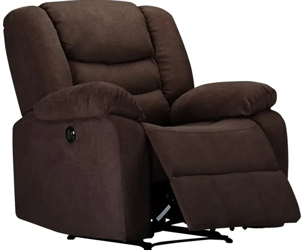 Infinity Chocolate Power Recliner