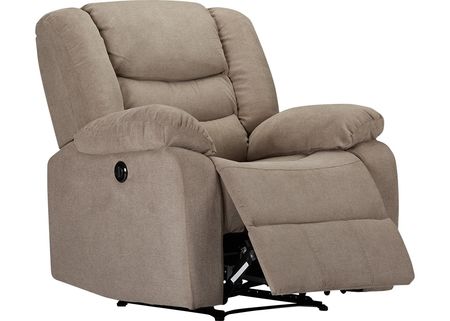 Infinity Taupe Power Recliner