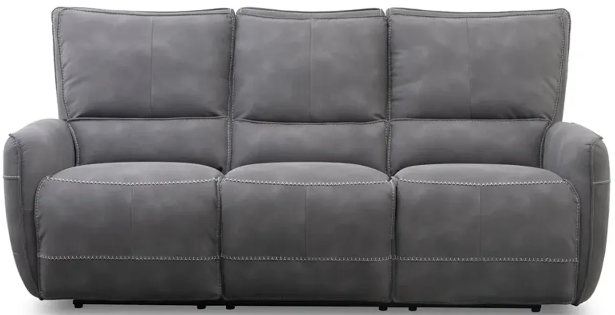 Boswell Fabric Power Reclining Sofa W/ Power Headrests