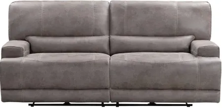Bowery Beige Fabric Power Reclining Sofa