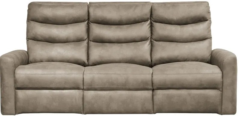 Schroder Beige Reclining Sofa